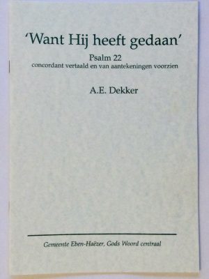 Wat Hij heeft gedaan