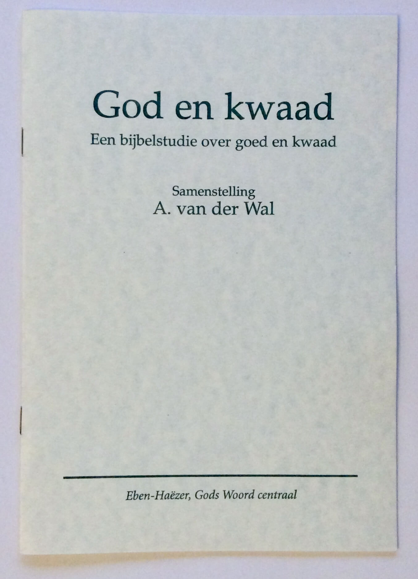 God en kwaad