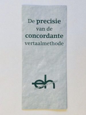 De precisie van de concordante vertaalmethode