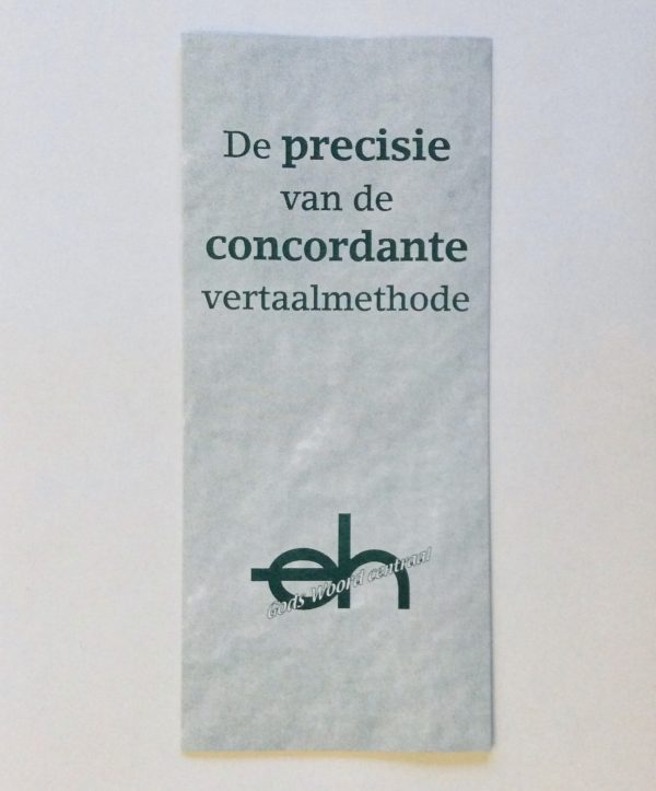 De precisie van de concordante vertaalmethode